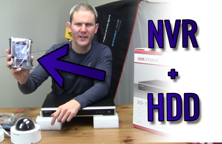 Installing HDD in NVR