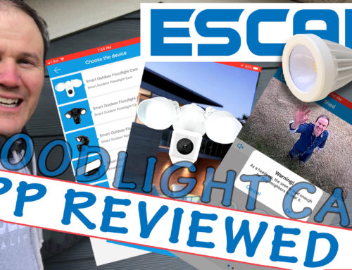 ESCAM’s Floodlight Cam (Detailed app & functionality review)