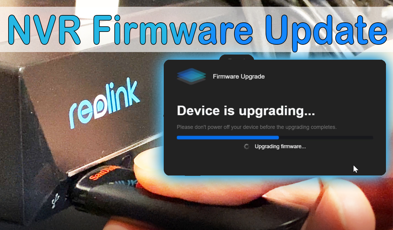 Reolink NVR firmware update thumbnail